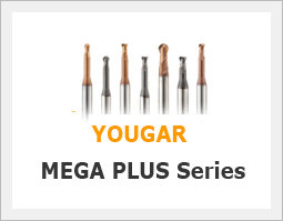 Mega+ Series (CU & AL End Mill) Made in Korea